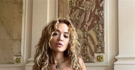 rita ora nuse|Rita Ora sizzles as she strips completely nude in Instagram post.